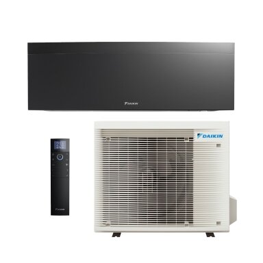 Daikin Emura FTXJ50AB9 / RXJ50A9 5,0/5,8 kW Sieninis šilumos siurblys oras-oras (juodas)