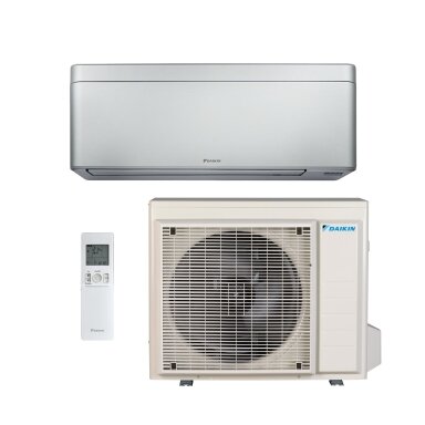 Daikin Stylish FTXA50CS / RXA50B8 5,0/5,8 kW Sieninis šilumos siurblys oras-oras (sidabrinis)