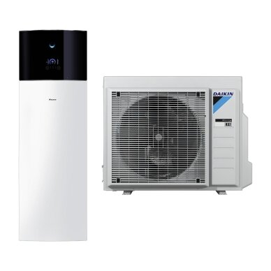 Daikin Altherma 3 R 9,37 kW šilumos siurblys oras-vanduo su 180 l talpa, 6 kW el. tenas Daikin Altherma 3 R 9,37 kW šilumos siurblys oras-vanduo su 180 l talpa, 6 kW el. tenas