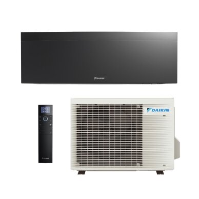 Daikin Emura FTXJ25AB9 / RXJ25A9 2,5/2,8 kW Sieninis šilumos siurblys oras-oras (juodas) Daikin Emura FTXJ25AB9 / RXJ25A9 2,5/2,8 kW Sieninis šilumos siurblys oras-oras (juodas)