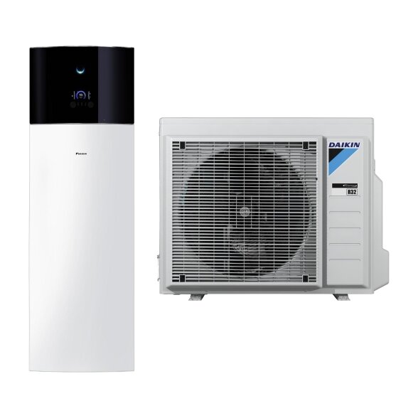 Daikin Altherma 3 R 6,41 kW šilumos siurblys oras-vanduo su 230 l talpa, 6 kW el. tenas Daikin Altherma 3 R 6,41 kW šilumos siurblys oras-vanduo su 230 l talpa, 6 kW el. tenas