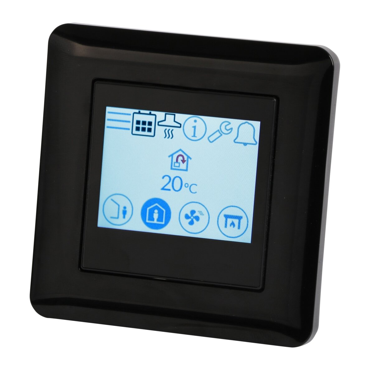 Flexit NordicPanel valdymo pultas (juodas) Flexit NordicPanel valdymo pultas (juodas)