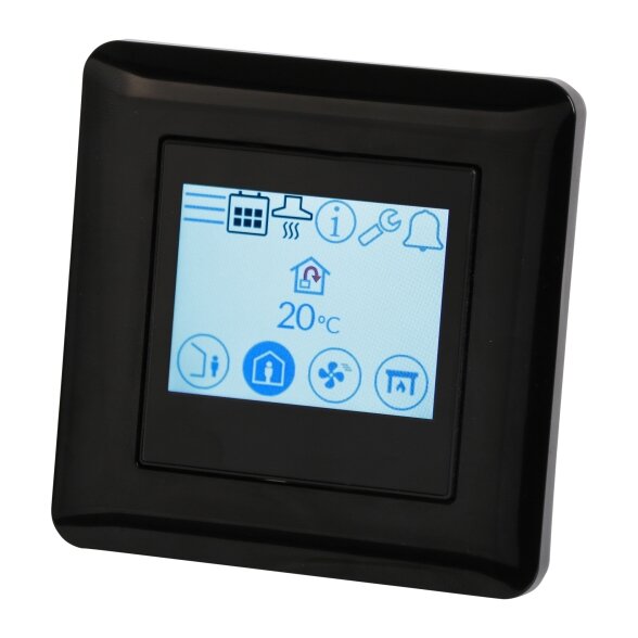 Flexit NordicPanel valdymo pultas (juodas) Flexit NordicPanel valdymo pultas (juodas)