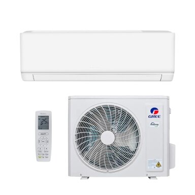 Gree Cosmo A4 Nordic 3,51/3,81 kW Sieninis šilumos siurblys oras-oras GWH12ATCXB-K6DNA1A/O - GWH12AWCXB-K6DNA4A/I
