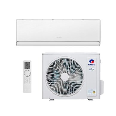 Gree Airy Ultra Fast Compressor 3,52/3,81 kW Sieninis šilumos siurblys oras-oras Gree Airy Ultra Fast Compressor 3,52/3,81 kW Sieninis šilumos siurblys oras-oras