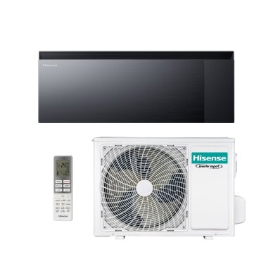 Hisense Air Master QK25WM0BG / AS25WM0EW 2.6/3.2 kW Sieninis šilumos siurblys oras-oras Hisense Air Master QK25WM0BG / AS25WM0EW 2.6/3.2 kW Sieninis šilumos siurblys oras-oras