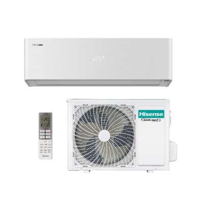 Hisense Energy Pro X QH35XV4AG / AS35XV4EW 3.5/3.9 kW Sieninis šilumos siurblys oras-oras (baltas) Hisense Energy Pro X QH35XV4AG / AS35XV4EW 3.5/3.9 kW Sieninis šilumos siurblys oras-oras (baltas)