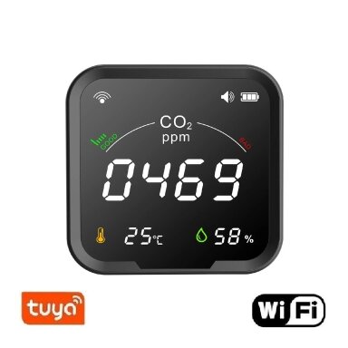 Išmanioji oro kokybės stotelė Feelspot WS2022 NEW su CO2 jutikliu, Wi-Fi, Tuya Išmanioji oro kokybės stotelė Feelspot WS2022 NEW su CO2 jutikliu, Wi-Fi, Tuya