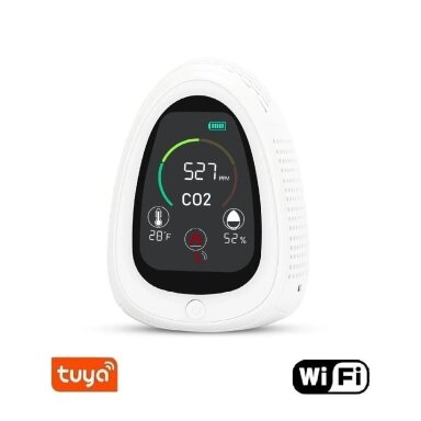 Išmanioji oro kokybės stotelė Feelspot WS2023 su CO2 jutikliu, Wi-Fi, Tuya Išmanioji oro kokybės stotelė Feelspot WS2023 su CO2 jutikliu, Wi-Fi, Tuya