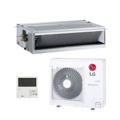 LG Compact Inverter UM36F.N20 / UUC1.U40 9.5/10.8 kW ortakinis vidutinio slėgio oro kondicionierius LG Compact Inverter UM36F.N20 / UUC1.U40 9.5/10.8 kW ortakinis vidutinio slėgio oro kondicionierius