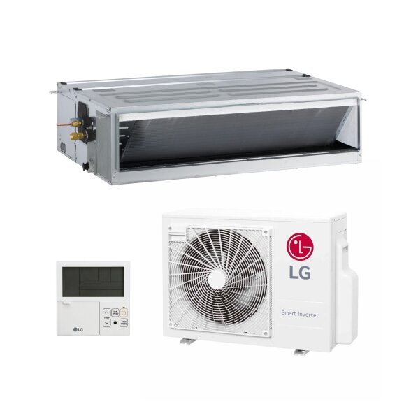 LG H Inverter UM12FH.N10 / UUA1.UL0 3.5/4.0 kW ortakinis vidutinio slėgio oro kondicionierius