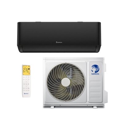 Nordis Orion Evo NDI-OE09TC1B / NDO-OE09TC1 2,61/3,32 kW Sieninis šilumos siurblys oras-oras (juodas) Nordis Orion Evo NDI-OE09TC1B / NDO-OE09TC1 2,61/3,32 kW Sieninis šilumos siurblys oras-oras (juodas)