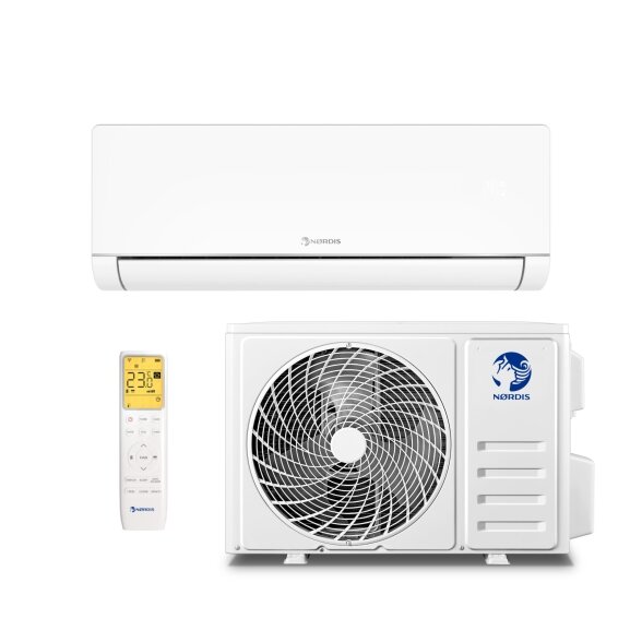 Nordis Galaxy NDI-G12TC1 / NDO-G12TC1 3,58/3,90 kW Sieninis šilumos siurblys oras-oras (baltas)
