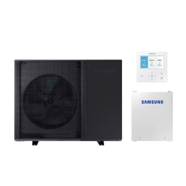 Samsung oras-vanduo EHS MONO Quiet 12 kW su valdymo automatika Samsung oras-vanduo EHS MONO Quiet 12 kW su valdymo automatika
