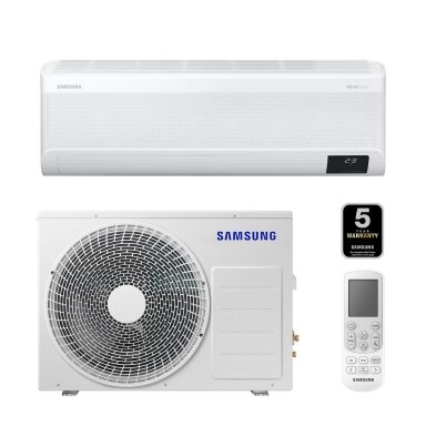 Samsung Windfree™ Deluxe Sieninis šilumos siurblys oras-oras 5 kW Samsung Windfree™ Deluxe Sieninis šilumos siurblys oras-oras 5 kW