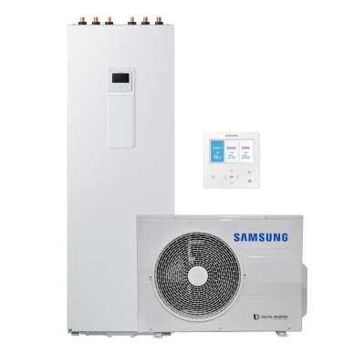 Samsung oras-vanduo ClimateHub 6 kW su 260L boileriu Samsung oras-vanduo ClimateHub 6 kW su 260L boileriu