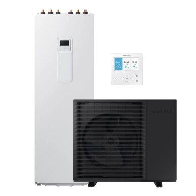 Samsung oras-vanduo ClimateHub MONO R290 8 kW su 260L boileriu Samsung oras-vanduo ClimateHub MONO R290 8 kW su 260L boileriu