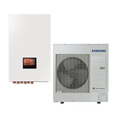 Samsung oras-vanduo EHS Hydro AI 9 kW vienfazis