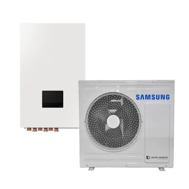 Samsung oras-vanduo EHS MONO 5 kW su AI hidromoduliu Samsung oras-vanduo EHS MONO 5 kW su AI hidromoduliu