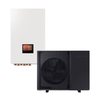 Samsung oras-vanduo EHS MONO Quiet 8 kW vienfazis su AI hidromoduliu Samsung oras-vanduo EHS MONO Quiet 8 kW vienfazis su AI hidromoduliu