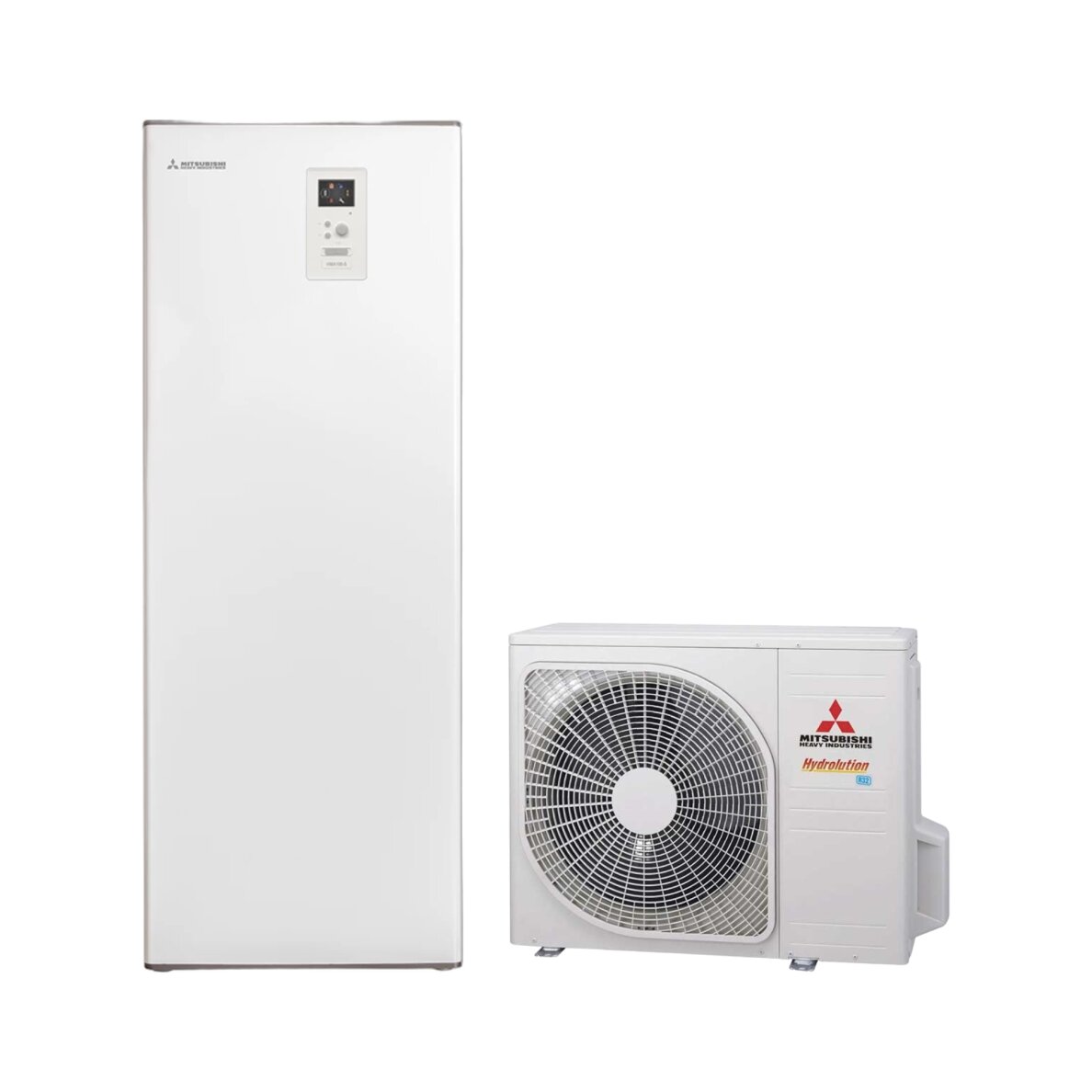 Šilumos siurblys oras-vanduo Mitsubishi Heavy Industries Hydrolution All-in-one 6 kW, su integruota 180 l talpa, HMA60-W / FDCW60VNX-W