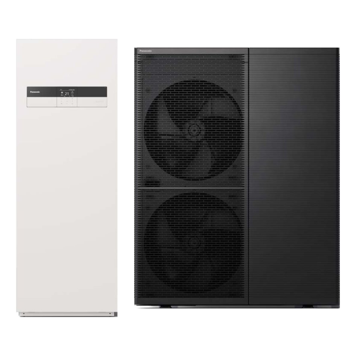Šilumos siurblys oras-vanduo Panasonic Aquarea T-CAP All in One M kartos 12 kW, trifazis, su integruota 185 l talpa, WH-ADC0316M9E8AN2 / WH-WXG12ME8