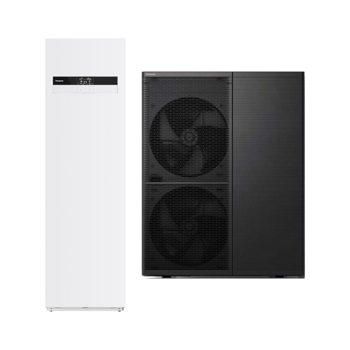 Šilumos siurblys oras-vanduo Panasonic Aquarea T-CAP All in One M kartos 9 kW, trifazis, su integruota 260 l talpa, WH-ADC0316M9E8AN3 / WH-WXG09ME8
