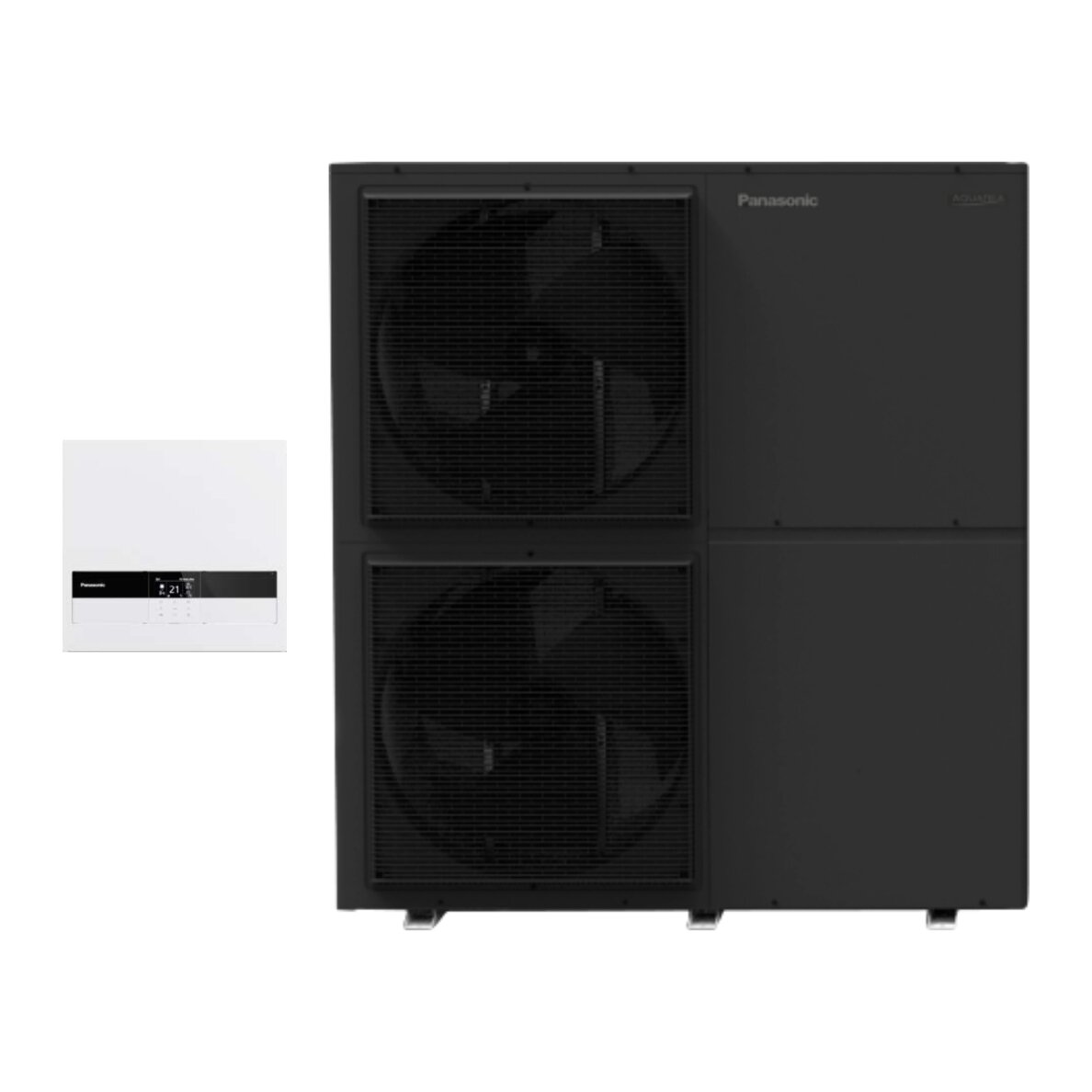Šilumos siurblys oras-vanduo Panasonic Aquarea T-CAP Bi-Bloc M kartos (Big M) 30 kW, trifazis, WH-CME8L / WH-WXG30ME8