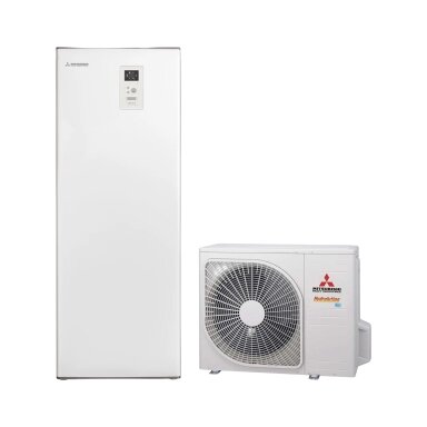 Šilumos siurblys oras-vanduo Mitsubishi Heavy Industries Hydrolution All-in-one 6 kW, su integruota 180 l talpa, HMA60-W / FDCW60VNX-W Šilumos siurblys oras-vanduo Mitsubishi Heavy Industries Hydrolution All-in-one 6 kW, su integruota 180 l talpa, HMA60-W / FDCW60VNX-W