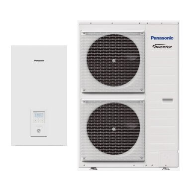 Šilumos siurblys oras-vanduo Panasonic Aquarea T-CAP Bi-Bloc H kartos 9 kW, trifazis, WH-SXC09H3E8 / WH-UX09HE8 Šilumos siurblys oras-vanduo Panasonic Aquarea T-CAP Bi-Bloc H kartos 9 kW, trifazis, WH-SXC09H3E8 / WH-UX09HE8