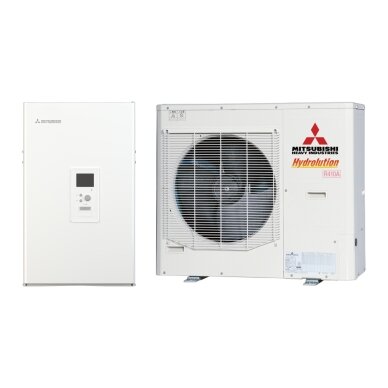 Šilumos siurblys oras-vanduo Mitsubishi Heavy Industries Hydrolution Hydrobox 10 kW, HMS100-W / FDCW100VNX-A