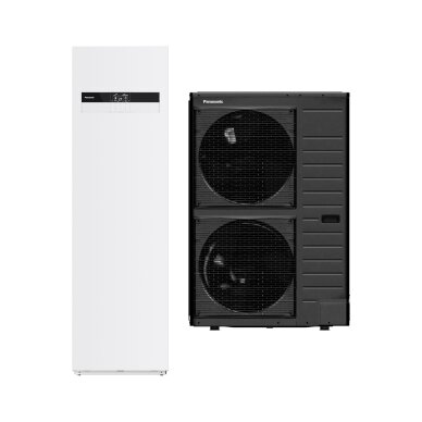 Šilumos siurblys oras-vanduo Panasonic Aquarea All in One K kartos 9 kW, trifazis, su integruota 260 l talpa, WH-ADC0912K9E8AN3 / WH-UDZ09KE8 Šilumos siurblys oras-vanduo Panasonic Aquarea All in One K kartos 9 kW, trifazis, su integruota 260 l talpa, WH-ADC0912K9E8AN3 / WH-UDZ09KE8
