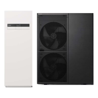 Šilumos siurblys oras-vanduo Panasonic Aquarea T-CAP All in One M kartos 9 kW, trifazis, su integruota 185 l talpa, WH-ADC0316M9E8AN2 / WH-WXG09ME8 Šilumos siurblys oras-vanduo Panasonic Aquarea T-CAP All in One M kartos 9 kW, trifazis, su integruota 185 l talpa, WH-ADC0316M9E8AN2 / WH-WXG09ME8