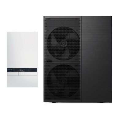 Šilumos siurblys oras-vanduo Panasonic Aquarea T-CAP Bi-Bloc M kartos 12 kW, trifazis, WH-SDC0316M9E8 / WH-WXG12ME8 Šilumos siurblys oras-vanduo Panasonic Aquarea T-CAP Bi-Bloc M kartos 12 kW, trifazis, WH-SDC0316M9E8 / WH-WXG12ME8