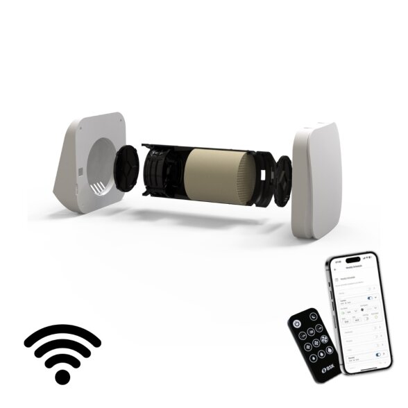 Sieninis mini rekuperatorius BSK Zephyr Mini Sieninis mini rekuperatorius BSK Zephyr Mini